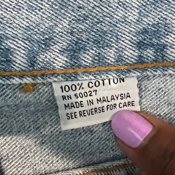 VINTAGE BILL BLASS Regular Fit Deadstock Jeans Women’s Size 18 New - Picture 7 of 8